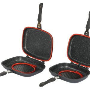 Giants fishing Pánev na vaření Eazi Pan Large (32cm) +Sada příborů černý nerez Cutlery SS 410 ( 4pc - set ) – Obrázok 3