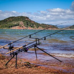 Giants fishing Stojan High Pod 3 Rods Black – Obrázok 4