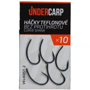 UnderCarp Háčiky teflónový bez protihrotu CURVE SHANK