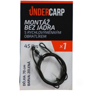 UnderCarp Leadcor Free bez jadra s rychlo obratlikom 45lbs 100cm – Obrázok 3