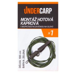 UnderCarp Nádväzec Leadcore Lead Clip 45 lbs 100 cm – Obrázok 4