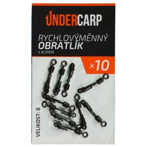 UnderCarp Rýchlovýmenný obratlík s klipom 8