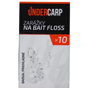 UnderCarp Zarážky na Bait Floss – priehľadné