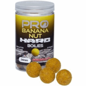 Starbaits Hard Boilies Pro Banana Nut 200g 24mm