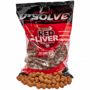 STARBAITS D-Solve Boilies Red Liver 2,5kg 20mm – Obrázok 1