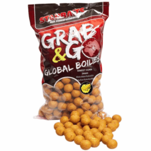 Starbaits Boilies Global Sweet Corn 1kg 20mm – Obrázok 1